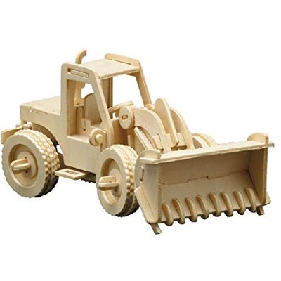 Pebaro 863/6 Holzbausatz Radlader, 3D Puzzle, Modellbausatz, Basteln mit Holz, Holzpuzzle, vorgestanzte Holzplatte, inkl. Schmirgelpapier, ausbrechen, zusammenstecken, fertig, Geschenkidee Pebaro 863/6 Holzbausatz Radlader, 3D Puzzle, Modellbausatz, Basteln mit Holz, Holzpuzzle, vorgestanzte Holzplatte, inkl. Schmirgelpapier, ausbrechen, zusammenstecken, fertig, Geschenkidee