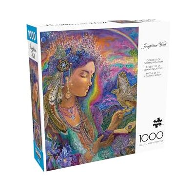 Buffalo Games Josephine Wall – Göttin der Kommunikation – 1000-teiliges Puzzle für Erwachsene – herausforderndes Puzzle perfekt für Spieleabende – Fertige Größe ist 26,75 x 19,75 cm Buffalo Games Josephine Wall – Göttin der Kommunikation – 1000-teiliges Puzzle für Erwachsene – herausforderndes Puzzle perfekt für Spieleabende – Fertige Größe ist 26,75 x 19,75 cm