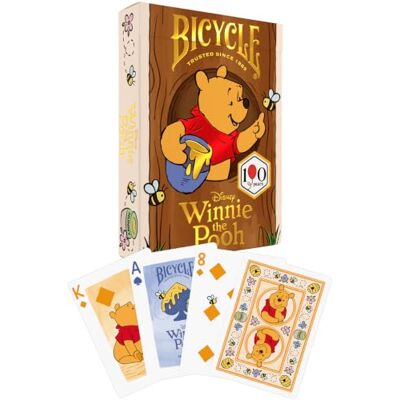 Bicycle Disney Winnie the Pooh, 54 Spielkarten inkl. 2 Joker liebevoll illustrierte Charaktere wie Tigger, Ferkel und i-Aah, Design Kartenspiel für Rommé, Poker uvm. Bicycle Disney Winnie the Pooh, 54 Spielkarten inkl. 2 Joker liebevoll illustrierte Charaktere wie Tigger, Ferkel und i-Aah, Design Kartenspiel für Rommé, Poker uvm.