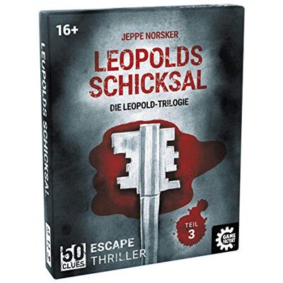 Game Factory 646258 50 Clues-Leopolds Schicksal, Escape-Thriller zum Mitspielen und Rätseln, Exitgame, Rätselspiel, Krimispiel Trilogie, Teil 3 Game Factory 646258 50 Clues-Leopolds Schicksal, Escape-Thriller zum Mitspielen und Rätseln, Exitgame, Rätselspiel, Krimispiel Trilogie, Teil 3