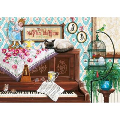 Rio Puzzle 11010062 Klavierkatze Puzzle 1000 Teile Geschenke für Erwachsene und Kinder ab 14 Jaren Rio Puzzle 11010062 Klavierkatze Puzzle 1000 Teile Geschenke für Erwachsene und Kinder ab 14 Jaren