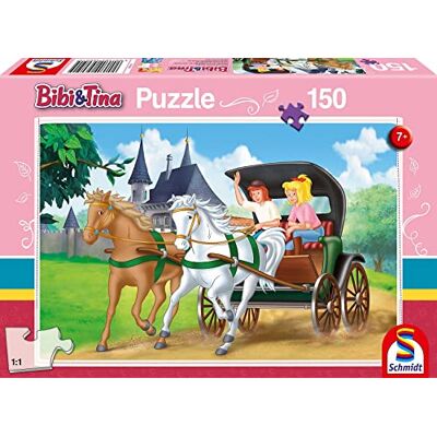 Schmidt Spiele - Bibi & Tina Kutschfahrt - 150 darab - Puzzle Schmidt Spiele - Bibi & Tina Kutschfahrt - 150 darab - Puzzle