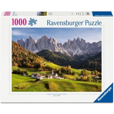 Ravensburger Puzzle Dolomiten im Herbst 1000 Teile Puzzle für Erwachsene 1000 Teile Puzzle, Erwachsenenpuzzle, Geschenk für Frauen und Männer Ravensburger Puzzle Dolomiten im Herbst 1000 Teile Puzzle für Erwachsene 1000 Teile Puzzle, Erwachsenenpuzzle, Geschenk für Frauen und Männer