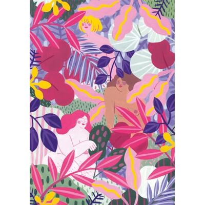 NATHAN 1500-teiliges Puzzle Bain de Nature Marie Boiseau Erwachsene und Kinder ab 14 Jahren Hochwertiges Puzzle Carte Blanche Collection 12000895 NATHAN 1500-teiliges Puzzle Bain de Nature Marie Boiseau Erwachsene und Kinder ab 14 Jahren Hochwertiges Puzzle Carte Blanche Collection 12000895