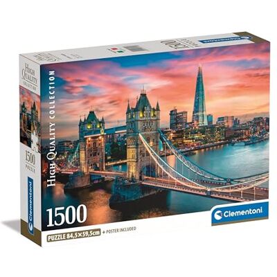 Clementoni London Twilight Puzzle 1500 Teile Erwachsene Clementoni London Twilight Puzzle 1500 Teile Erwachsene