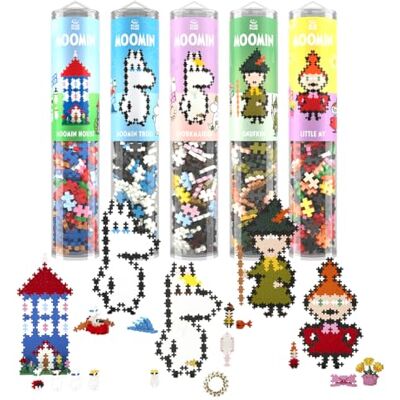 Plus-Plus 7551 Mumin Bundle, Geniales Konstruktionsspielzeug, Kreativ-Bausteine, Puzzle by Numbers, 5 Tubes mit je 270 Teilen ab 7 Jahren Plus-Plus 7551 Mumin Bundle, Geniales Konstruktionsspielzeug, Kreativ-Bausteine, Puzzle by Numbers, 5 Tubes mit je 270 Teilen ab 7 Jahren