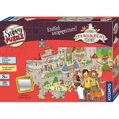 Kosmos Story Puzzle Die Schule der magischen Tiere Endlich ausgegeistert! 200 Teile, Leuchtet im Dunkeln, Lesen, Puzzeln, Rätsel lösen, für Kinder ab 8 Jahre, Geburtstagsgeschenk Kosmos Story Puzzle Die Schule der magischen Tiere Endlich ausgegeistert! 200 Teile, Leuchtet im Dunkeln, Lesen, Puzzeln, Rätsel lösen, für Kinder ab 8 Jahre, Geburtstagsgeschenk