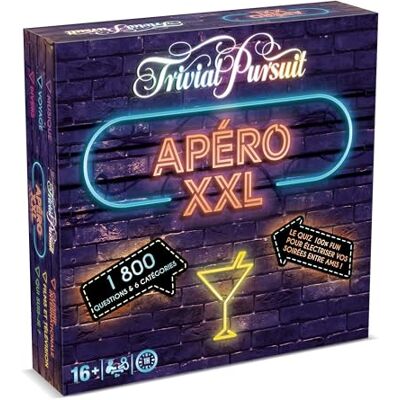Winning Moves XXL Trivial Pursuit Aperio, Brettspiel, Spaß und lässig, um Ihre Abende mit Freunden zu beleben. Gesellschaftsspiel für Erwachsene, ab 16 Jahren Winning Moves XXL Trivial Pursuit Aperio, Brettspiel, Spaß und lässig, um Ihre Abende mit Freunden zu beleben. Gesellschaftsspiel für Erwachsene, ab 16 Jahren