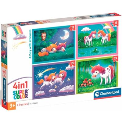 Clementoni 21740 Puzzle - 4 darabos készlet, 12-24 darab - Gyerek puzzle Clementoni 21740 Puzzle - 4 darabos készlet, 12-24 darab - Gyerek puzzle