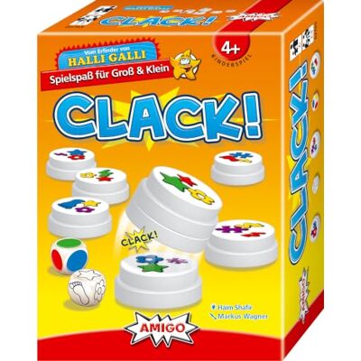 AMIGO 02765 Clack!, Kinderzimmer, 17,1 x 12,8 x 5,6cm AMIGO 02765 Clack!, Kinderzimmer, 17,1 x 12,8 x 5,6cm