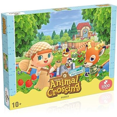 Winning Moves Puzzle 1000 Teile Animal Crossing Puzzle Animal Crossing für Familie Klassische Puzzles für Kinder ab 1+ Jahren Fanartikel & Merchandise Winning Moves Puzzle 1000 Teile Animal Crossing Puzzle Animal Crossing für Familie Klassische Puzzles für Kinder ab 1+ Jahren Fanartikel & Merchandise