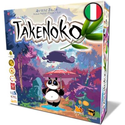 Asmodee – Takenoko – Brettspiel zur Platzierung und Verwaltung von Brettspiel für Strategie und Management Plantage aus Bambus – 2 – 4 Spieler – 8+ Jahre – 45 Minuten – italienische Ausgabe Asmodee – Takenoko – Brettspiel zur Platzierung und Verwaltung von Brettspiel für Strategie und Management Plantage aus Bambus – 2 – 4 Spieler – 8+ Jahre – 45 Minuten – italienische Ausgabe
