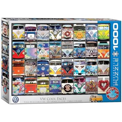 EuroGraphics "VW Cool Bus" Puzzle, 1000 Teile, mehrfarbig (englische Version) EuroGraphics "VW Cool Bus" Puzzle, 1000 Teile, mehrfarbig (englische Version)