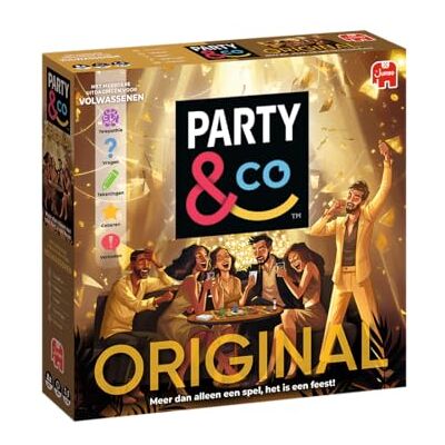 Jumbo Party & Co. Original, Brettspiel Erwachsene, Partyspiel, Spiele für große Gruppen, Ab 14 Jahren Jumbo Party & Co. Original, Brettspiel Erwachsene, Partyspiel, Spiele für große Gruppen, Ab 14 Jahren
