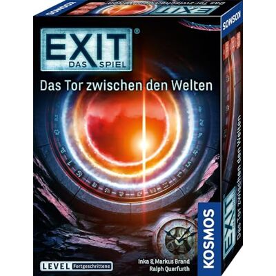 Kosmos EXIT Das Spiel: Das Tor zwischen den Welten Level: Fortgeschrittene, EXIT Game für 1 bis 4 Spieler ab 12 Jahre, Escape Room Spiel für zu Hause, Rätsel für Erwachsene Kosmos EXIT Das Spiel: Das Tor zwischen den Welten Level: Fortgeschrittene, EXIT Game für 1 bis 4 Spieler ab 12 Jahre, Escape Room Spiel für zu Hause, Rätsel für Erwachsene