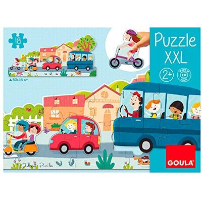 Goula Fahrzeug Puzzle XXL, Kinderpuzzle Goula Fahrzeug Puzzle XXL, Kinderpuzzle