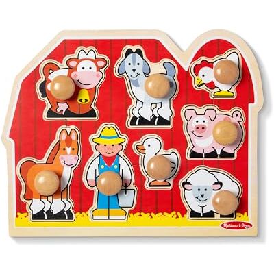 Melissa & Doug Puzzle Mit Grossen Stöpseln Freunde Auf Dem Bauernhof Melissa & Doug Puzzle Mit Grossen Stöpseln Freunde Auf Dem Bauernhof