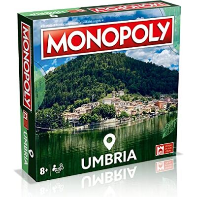 Winning Moves Monopoly, I Borghi am schönsten di Italien, ed. Umbria Winning Moves Monopoly, I Borghi am schönsten di Italien, ed. Umbria