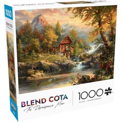 Buffalo Games Blend COTA Summer Cabin 1000 Teile Puzzle für Erwachsene Herausforderndes Puzzle perfekt für Spieleabende Fertige Größe ist 26,75 x 19,75 cm Buffalo Games Blend COTA Summer Cabin 1000 Teile Puzzle für Erwachsene Herausforderndes Puzzle perfekt für Spieleabende Fertige Größe ist 26,75 x 19,75 cm