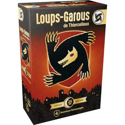 Asmodee Die Werwölfe von THIERCELIEUX – Special Edition 25 Jahre – Gesellschaftsspiel von Bluff für Erwachsene und Kinder ab 10 Jahren – Rollenspiel für 8 bis 18 Spieler – französische Version Asmodee Die Werwölfe von THIERCELIEUX – Special Edition 25 Jahre – Gesellschaftsspiel von Bluff für Erwachsene und Kinder ab 10 Jahren – Rollenspiel für 8 bis 18 Spieler – französische Version
