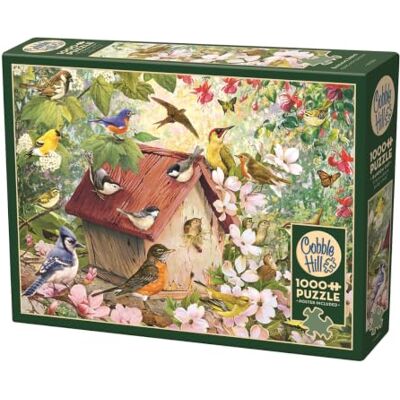 Cobble Hill 3840028 Vogelhaus im Frühling, 1000 Teile Puzzle inkl. Puzzleposter für Erwachsene und Kinder ab 12 Jahren, Vogelpuzzle, Naturpuzzle Cobble Hill 3840028 Vogelhaus im Frühling, 1000 Teile Puzzle inkl. Puzzleposter für Erwachsene und Kinder ab 12 Jahren, Vogelpuzzle, Naturpuzzle