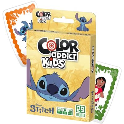 Shuffle Color Addict Kids Disney Stitch (2 bis 4 Personen) schnelles Kartenspiel, Konzentration und Reaktion sind gefragt (Bilder und Farben kombinieren) Shuffle Color Addict Kids Disney Stitch (2 bis 4 Personen) schnelles Kartenspiel, Konzentration und Reaktion sind gefragt (Bilder und Farben kombinieren)