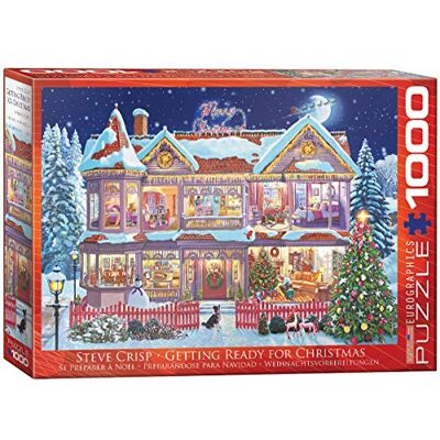 EuroGraphics 6000-0973 Puzzle "Getting Ready for Christmas", 1000 Teile EuroGraphics 6000-0973 Puzzle "Getting Ready for Christmas", 1000 Teile