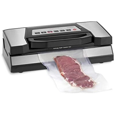 Caso VRH 690 advanced – Profi‑Vakuumierer – 150 Nonstop‑Vorgänge – 20 L/min – doppelte Schweißnaht – Cutter & Rollenfach – inkl. Folienrollen Caso VRH 690 advanced – Profi‑Vakuumierer – 150 Nonstop‑Vorgänge – 20 L/min – doppelte Schweißnaht – Cutter & Rollenfach – inkl. Folienrollen