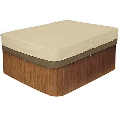 Classic Accessories 55-587-011501-00 Veranda rechteckige Whirlpool-Abdeckung, Kieselsteine, Größe M Classic Accessories 55-587-011501-00 Veranda rechteckige Whirlpool-Abdeckung, Kieselsteine, Größe M