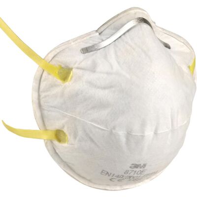 3M 8710 FFP1S RÉSZECSKESZŰRŐ FÉLÁLARC, 240 DB/KRT fehér 3M 8710 FFP1S RÉSZECSKESZŰRŐ FÉLÁLARC, 240 DB/KRT fehér