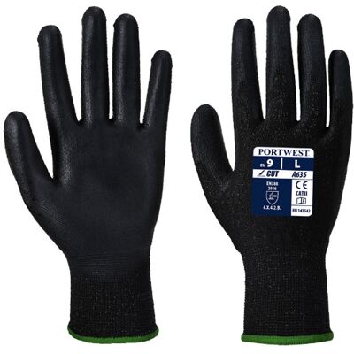 Portwest Eco-Cut vágásbiztos kesztyű fekete M Portwest Eco-Cut vágásbiztos kesztyű fekete M