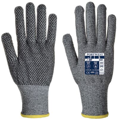 Portwest Sabre pontozott vágásbiztos kesztyű szürke XXL Portwest Sabre pontozott vágásbiztos kesztyű szürke XXL