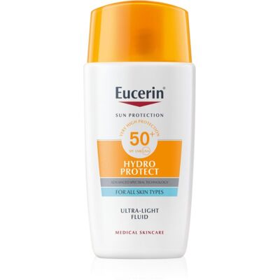 Eucerin Hydro Protect Ultra Light Fluid SPF 50+ napozó fluid az arcra SPF 50+ 50 ml Eucerin Hydro Protect Ultra Light Fluid SPF 50+ napozó fluid az arcra SPF 50+ 50 ml
