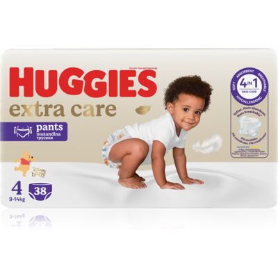 Huggies Extra Care Pants Size 4 eldobható nadrágpelenkák 9 - 14 kg 38 db Huggies Extra Care Pants Size 4 eldobható nadrágpelenkák 9 - 14 kg 38 db