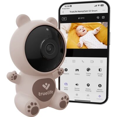 TrueLife NannyCam S3 Smart - Baba videó megfigyelő - HD, éjszakai látás TrueLife NannyCam S3 Smart - Baba videó megfigyelő - HD, éjszakai látás