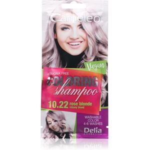 Delia Cosmetics Cameleo Coloring Shampoo tonizáló sampon hajra árnyalat 10.22 Rose Blonde 40 ml Delia Cosmetics Cameleo Coloring Shampoo tonizáló sampon hajra árnyalat 10.22 Rose Blonde 40 ml