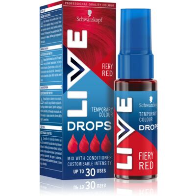 Schwarzkopf LIVE Drops Tűzvörös - Hajfesték - 30ml Schwarzkopf LIVE Drops Tűzvörös - Hajfesték - 30ml