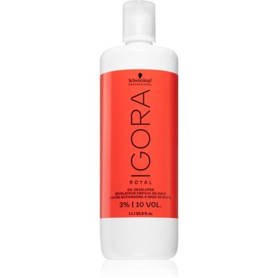 Schwarzkopf Professional IGORA Royal színelőhívó emulzió 3% 10 Vol. 3% / 10 Vol. 1000 ml Schwarzkopf Professional IGORA Royal színelőhívó emulzió 3% 10 Vol. 3% / 10 Vol. 1000 ml