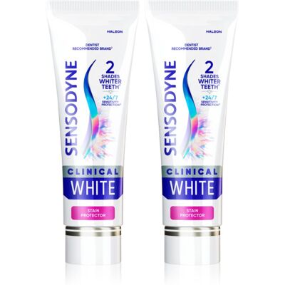 Sensodyne Clinical White Stain Protector - Fehérítő fogkrém Sensodyne Clinical White Stain Protector - Fehérítő fogkrém
