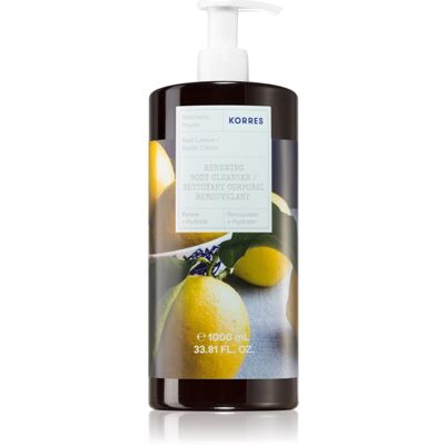 Korres Basil Lemon felfrissítő tusfürdő gél 1000 ml Korres Basil Lemon felfrissítő tusfürdő gél 1000 ml