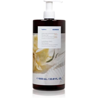 Korres Grecian Gardenia ápoló tusoló gél 1000 ml Korres Grecian Gardenia ápoló tusoló gél 1000 ml