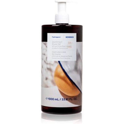 Korres Grapefruit felfrissítő tusfürdő gél 1000 ml Korres Grapefruit felfrissítő tusfürdő gél 1000 ml