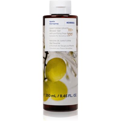 Korres Santorini Grape revitalizáló tusoló gél 250 ml Korres Santorini Grape revitalizáló tusoló gél 250 ml
