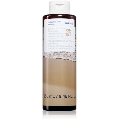 Korres Sea Salt Coconut tusfürdő gél kókuszzal 250 ml Korres Sea Salt Coconut tusfürdő gél kókuszzal 250 ml