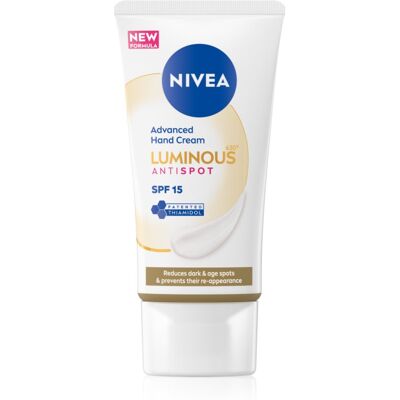 NIVEA Cellular Luminous 630 kézkrém a pigment foltok ellen SPF 15 50 ml NIVEA Cellular Luminous 630 kézkrém a pigment foltok ellen SPF 15 50 ml