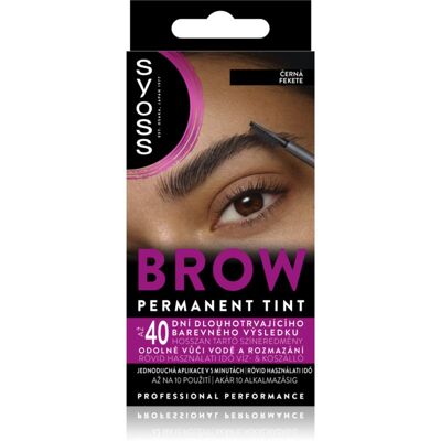 Syoss Fekete szemöldökfesték - Brow Tint Syoss Fekete szemöldökfesték - Brow Tint