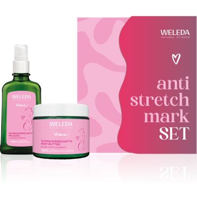 Weleda Mama Nature's Strength Against Stretch Marks szett a striák megelőzésére és csökkentésére Weleda Mama Nature's Strength Against Stretch Marks szett a striák megelőzésére és csökkentésére