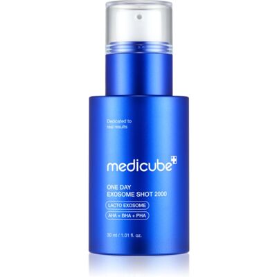 Medicube One Day Exosome Shot 2000 intenzív regeneráló szérum az élénk és kisimított arcbőrért 30 ml Medicube One Day Exosome Shot 2000 intenzív regeneráló szérum az élénk és kisimított arcbőrért 30 ml