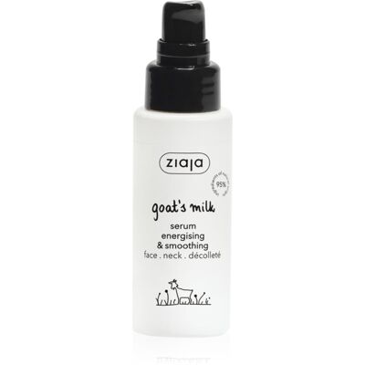 Ziaja Goat's Milk tápláló és hidratáló szérum az arcbőr élénkítésére arcra, nyakra és dekoltázsra 50 ml Ziaja Goat's Milk tápláló és hidratáló szérum az arcbőr élénkítésére arcra, nyakra és dekoltázsra 50 ml
