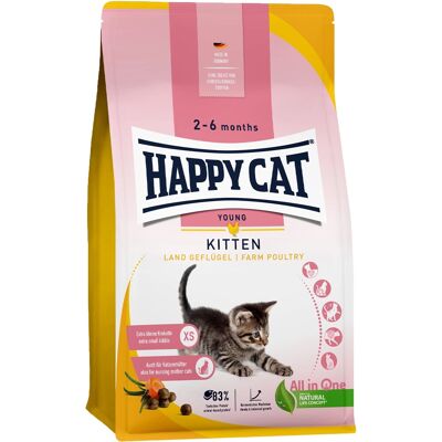 Happy Cat Supreme Kitten Geflügel - Kis fajta támogatás Happy Cat Supreme Kitten Geflügel - Kis fajta támogatás
